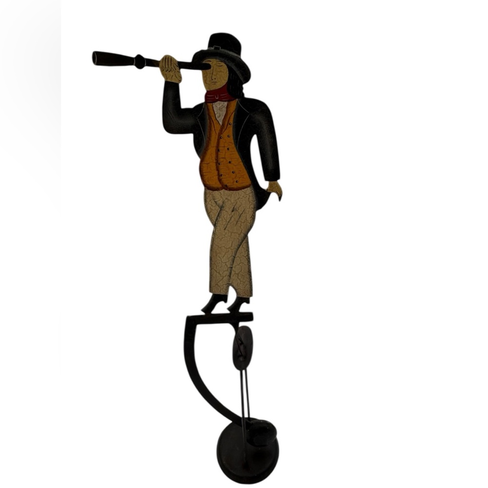Vintage Sky Hook/AM Pendulum Balance Man with telescope.
